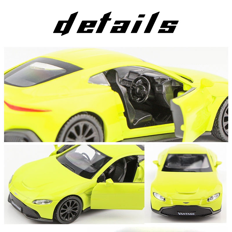 Mô Hình Xe Hơi Aston Martin Vantage Bằng Hợp Kim Tỉ Lệ 1: 36