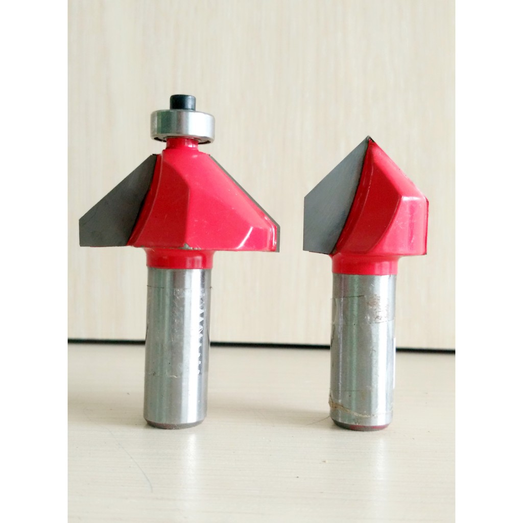 BỘ 2 MŨI PHAY GỖ DÀNH CHO MÁY CẦM TAY VÁT+V
