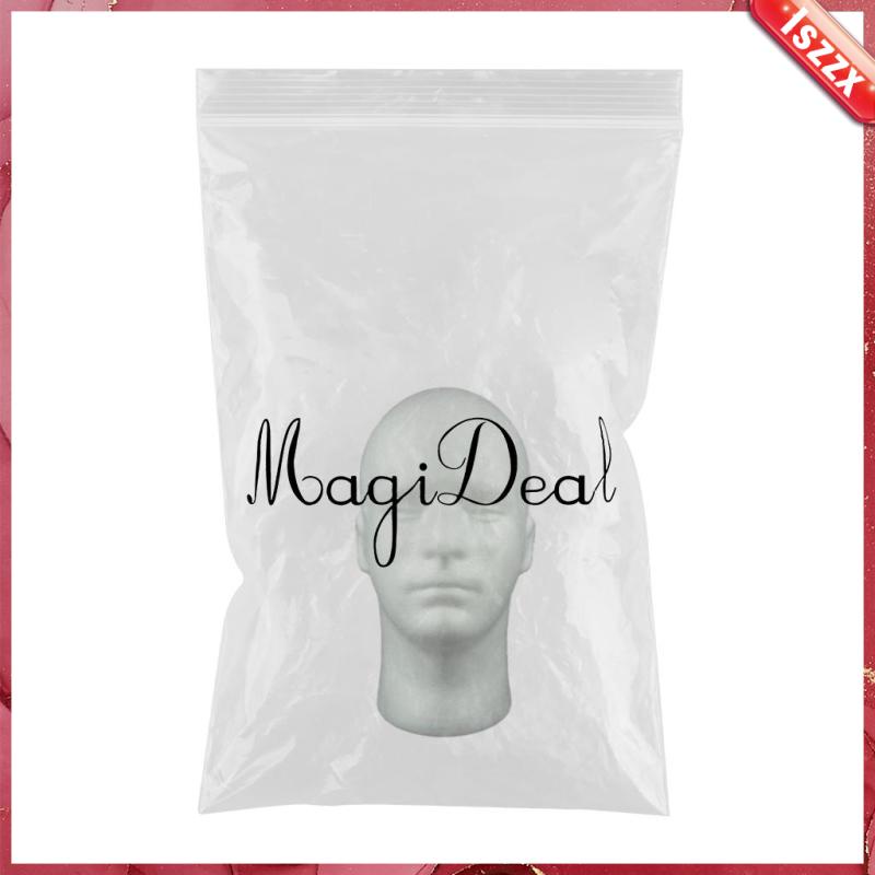 3x 20 Inch Foam Head Male Styrofoam Manequins Mannequin Manican Heads for Wigs