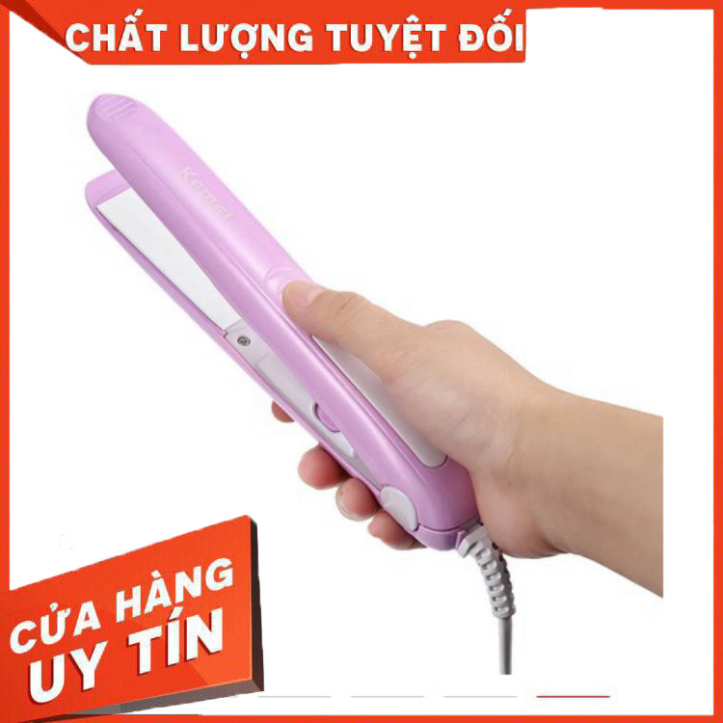 Máy Ép, Duỗi tóc mini 2 in 1 Kemei 331