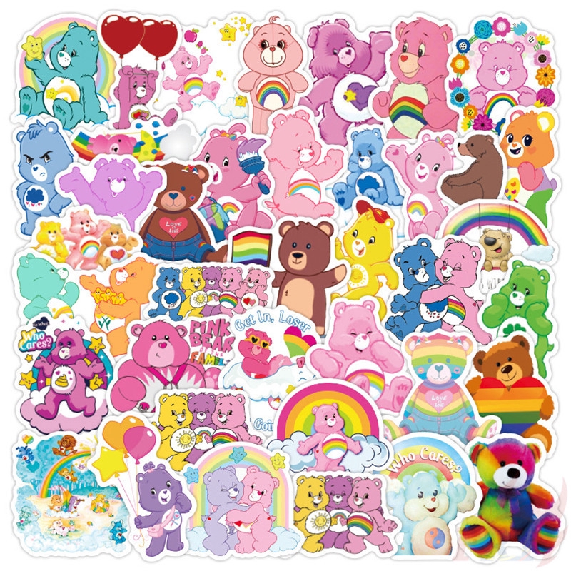 ❉ Care Bears - Series 02 Cartoon Stickers ❉ 50Pcs/Set DIY Fashion Luggage Laptop Skateboard Doodle Stickers