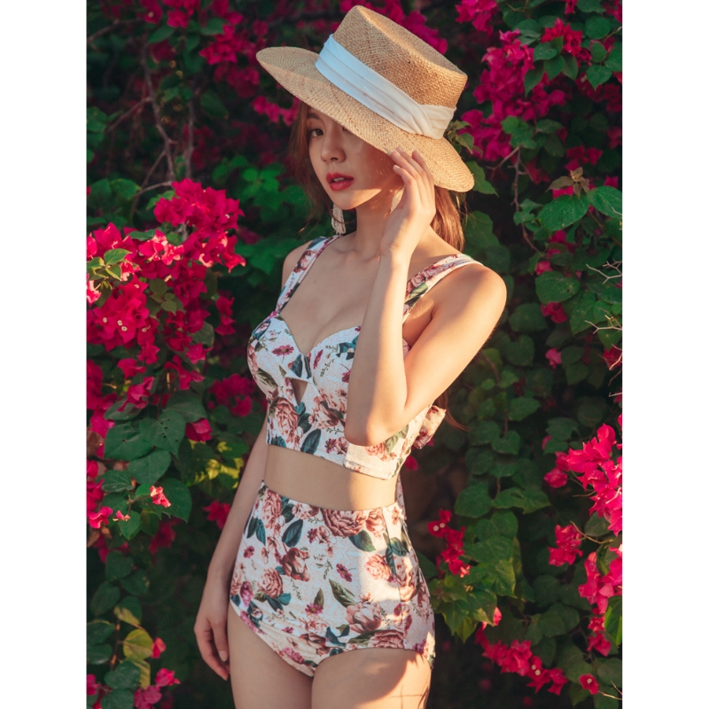 Set bikini họa tiết hoa quyến rũ thời trang cho nữ đi bơi đi biển 2020 | BigBuy360 - bigbuy360.vn
