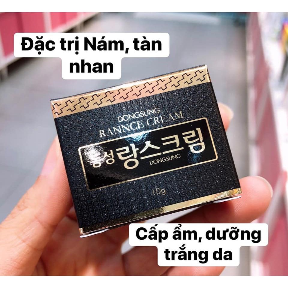 (Mini 10g) Kem dưỡng trắng da, mờ thâm nám tàn nhang Dongsung Rannce Cream