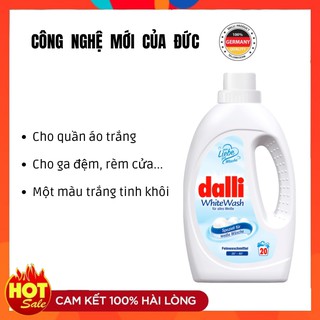 Nước giặt🇩🇪DALLI🇩🇪 MSP 4012400524334🇩🇪 Chuyên dụng cho quần áo trắng, giặt bằng tay hoặc bằng máy từ 20°C 1,1L