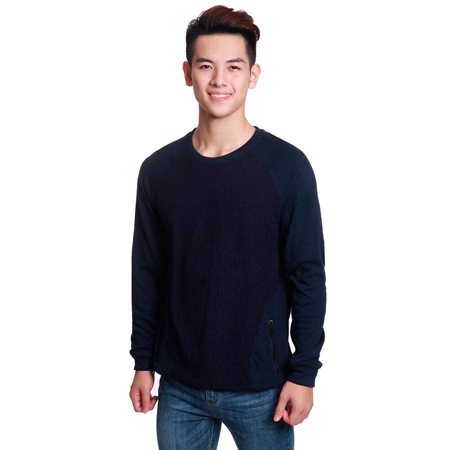 Áo thun nam dài tay cổ tròn Narsis D7053