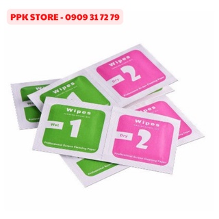 Combo 10 Miếng lau kính 1 lau ướt 2 lau kkhô cho IP 6/6plus/6s/6splus/7/7plus/8 plus/x/xs/11/12/13/pro/max/promax