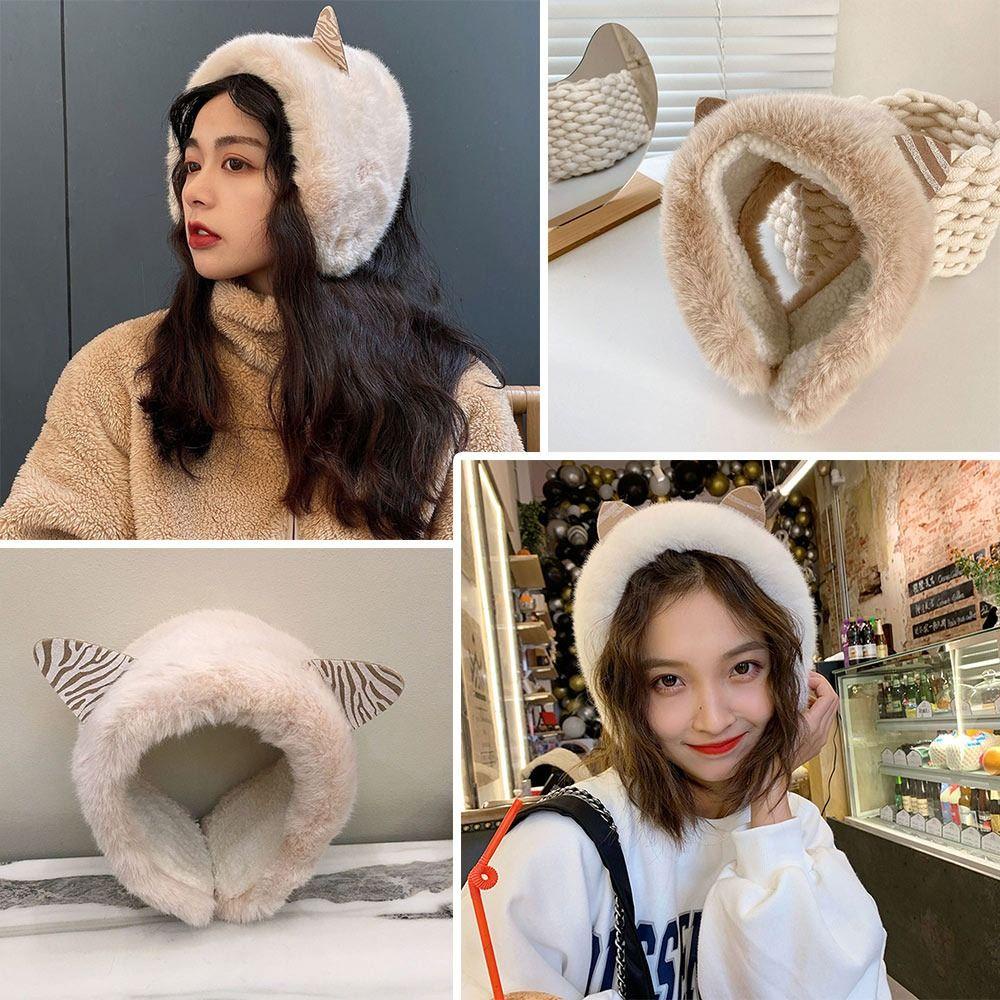 ME Chụp Tai Giữ Ấm Mùa Đông Kiểu Dáng Dễ Thương