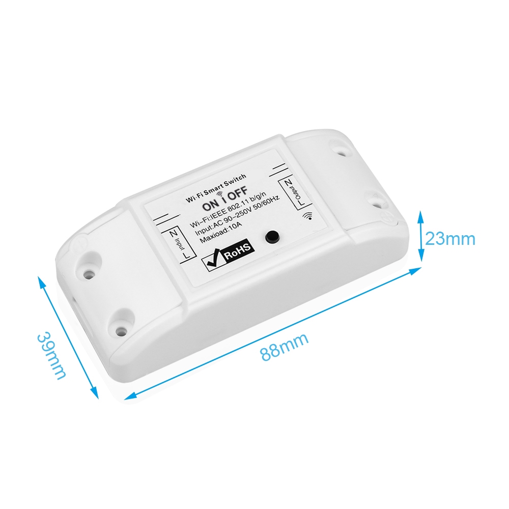 Mô đun rơ le điều khiển từ xa thông minh kết nối wifi tương thích ứng dụng Alexa