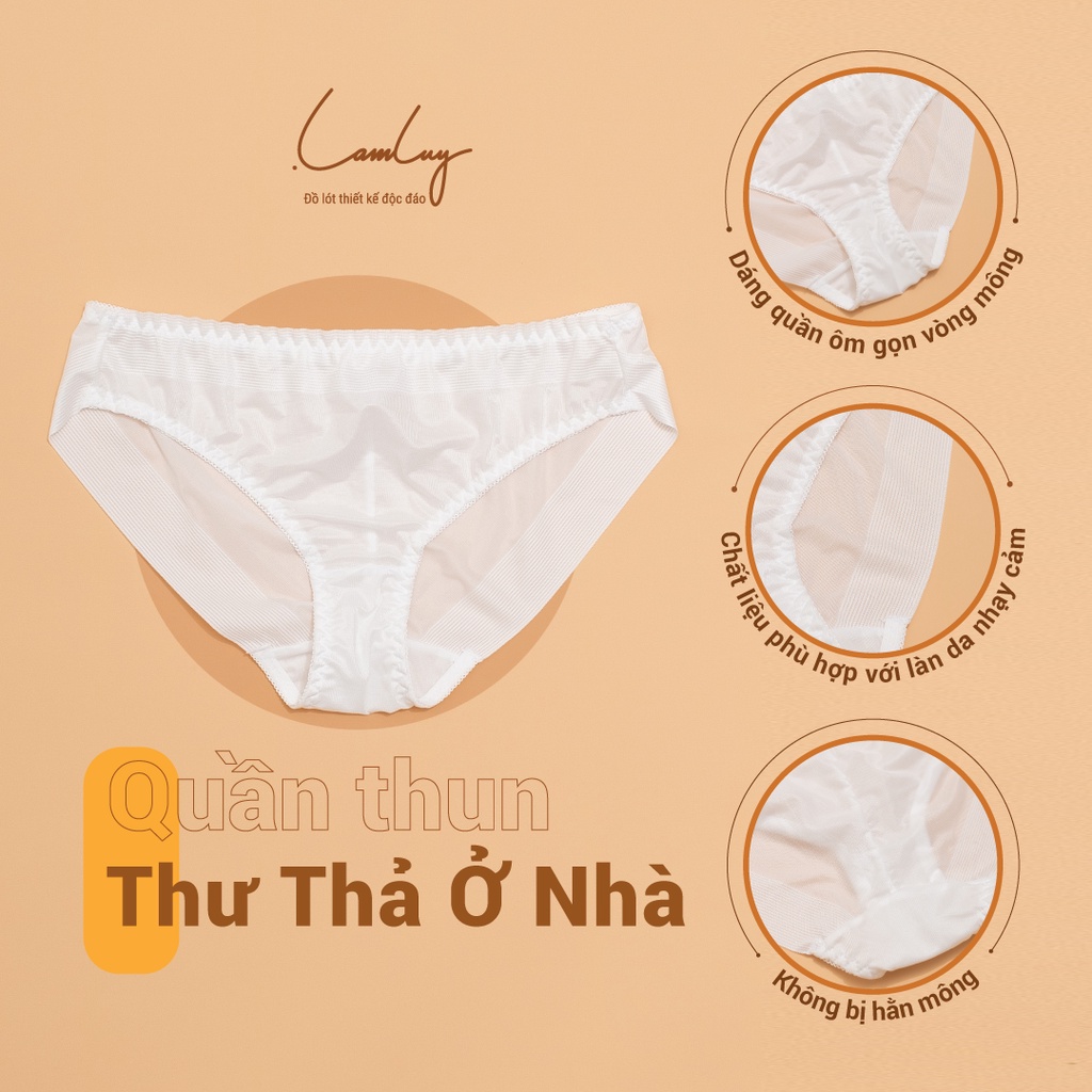 Quần lót nữ thun lạnh phối ren Lamluy