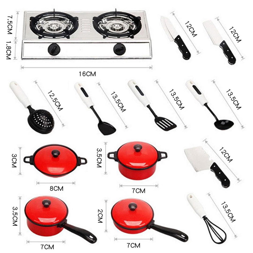 Bộ Đồ Chơi Nấu Ăn 13 Món Cho Bé