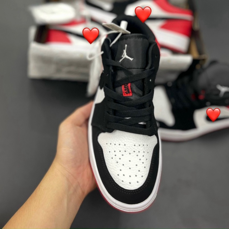 [FREE SHIP] [FREE SHIP] Giày Sneaker JD Low Trắng Đỏ Đen Giày Thể Thao Nam Nữ Thấp Cổ Full Phụ Kiện | BigBuy360 - bigbuy360.vn