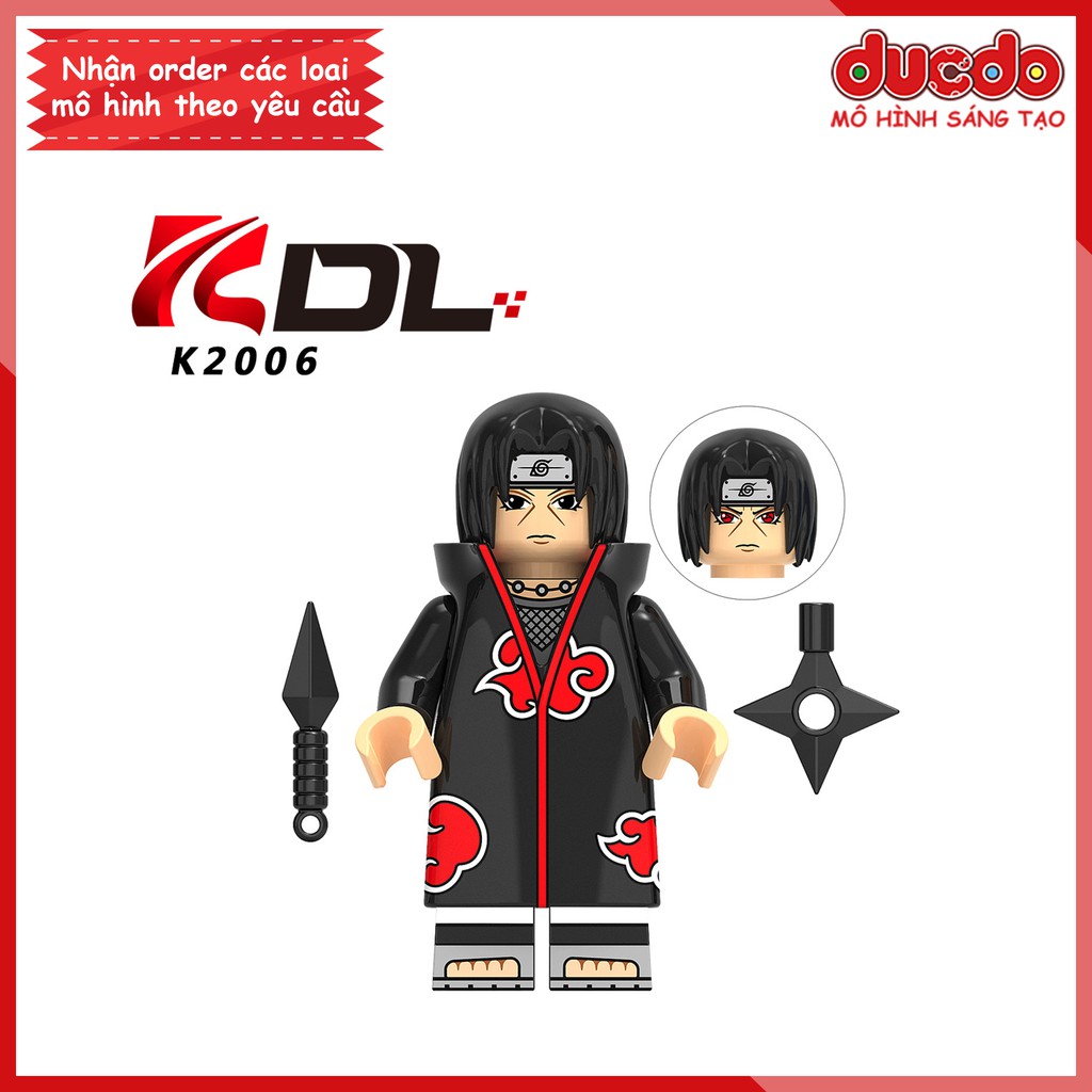 Minifigures các nhân vật Akatsuki trong Naruto - Đồ chơi Lắp ghép Xếp hình Mô hình Mini KDL801