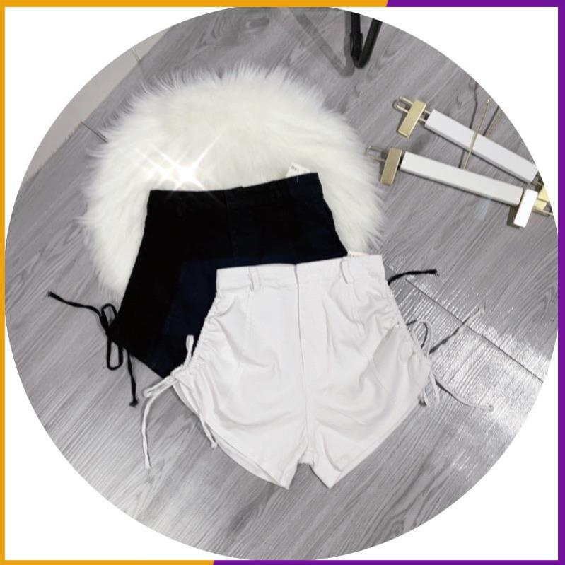 quần short dây rút kaki 3 Size s m l - hình thật - video chính chủ - carotshop [Vải Đẹp]