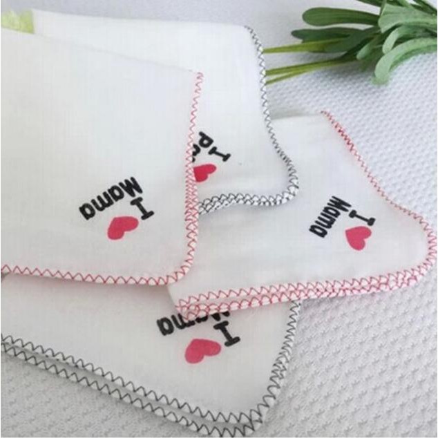 Combo 100 khăn xô sữa xuất Nhật I love mama/ papa