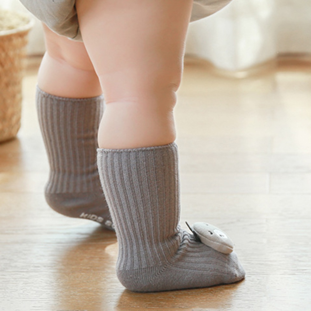 Vớ cotton chống trượt họa tiết hoạt hình dễ thương cho trẻ em