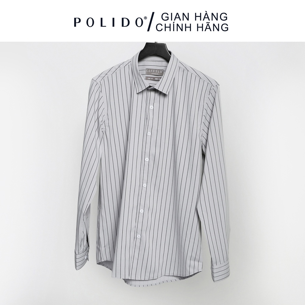 Áo Sơmi Nam Họa Tiết Kẻ Sọc CEFFYLO Form Chuẩn Style Thanh Lịch Hiện Đại | BigBuy360 - bigbuy360.vn