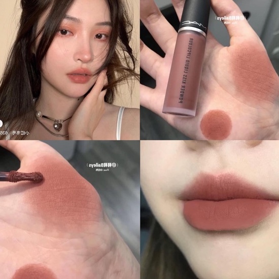 Son kem lì MAC Powder Kiss Liquid màu 997 Over The Taupe