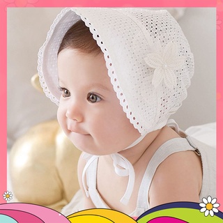 Nón vải cột dây dễ thương cho bé gái - n0013