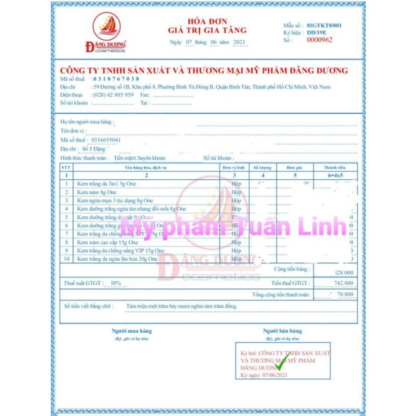 KEM NGỪA MỤN 3 TÁC DỤNG VIP  8G VÀ 15G ONE TODAY.
