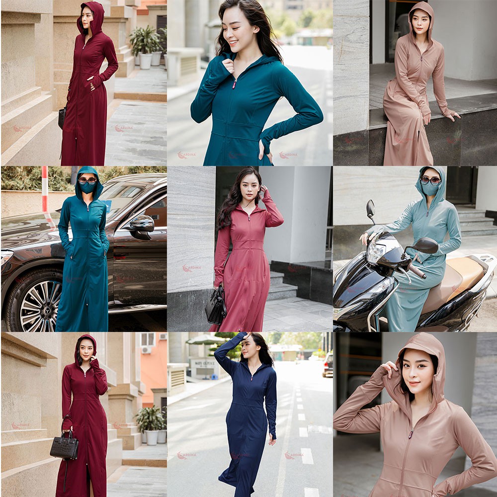 Áo choàng chống nắng toàn thân Cardina Nhật Bản