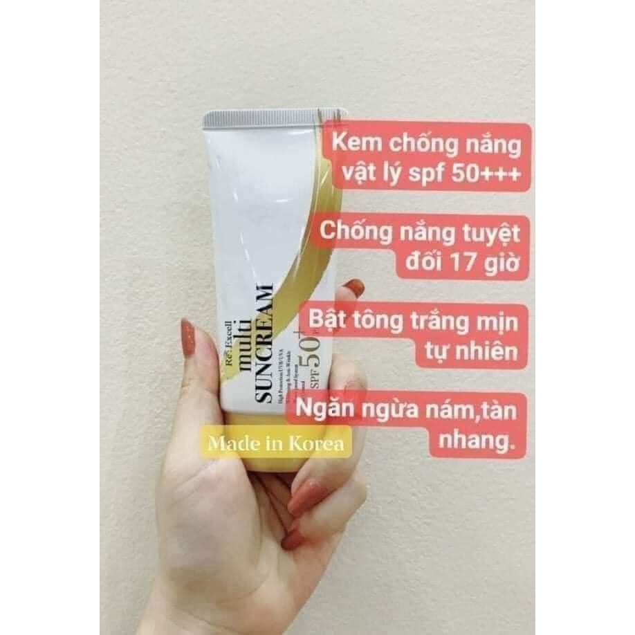 [Freeship] Kem Chống Nắng Vật Lí SPF50+/PA+++ Dưỡng Trắng Nâng Tông Da An Toàn Cho Bà Bầu