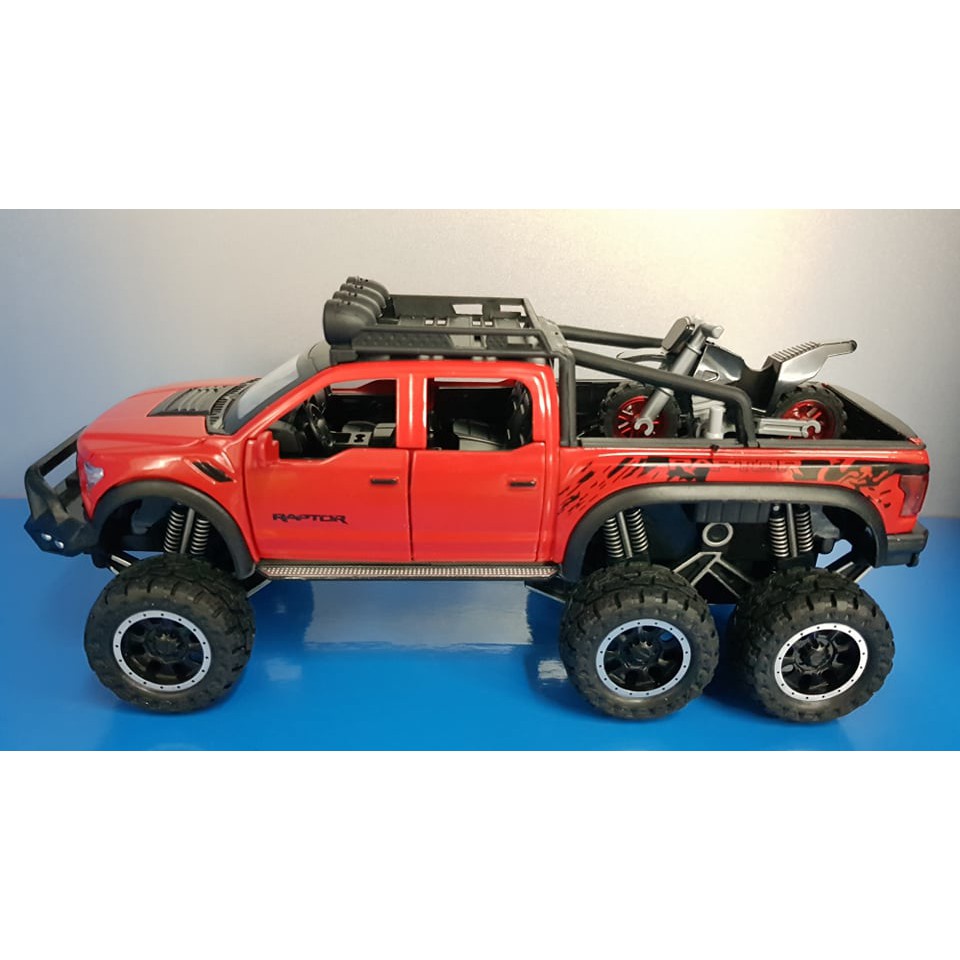 Siêu Xe mô hình Khổng lồ Ford Beast Raptor 6x6 tỷ lệ 1:28 nguyên hộp