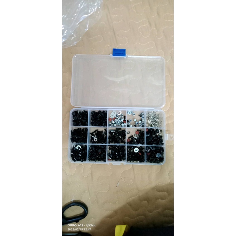 Bộ 500 Đai Ốc Lục Giác M3 M4 Cho Xe Điều Khiển Tỉ Lệ 1 / 8 1 / 10 1 / 12