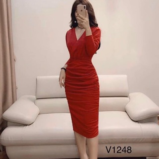Đầm đỏ topshop