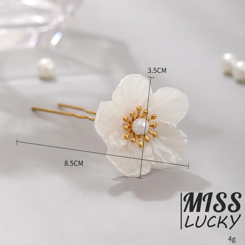 Set 3 Kẹp Tóc Hình Hoa Xinh Xắn Dành Cho Nữ