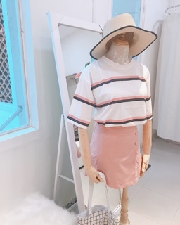 Áo thun Double Striped