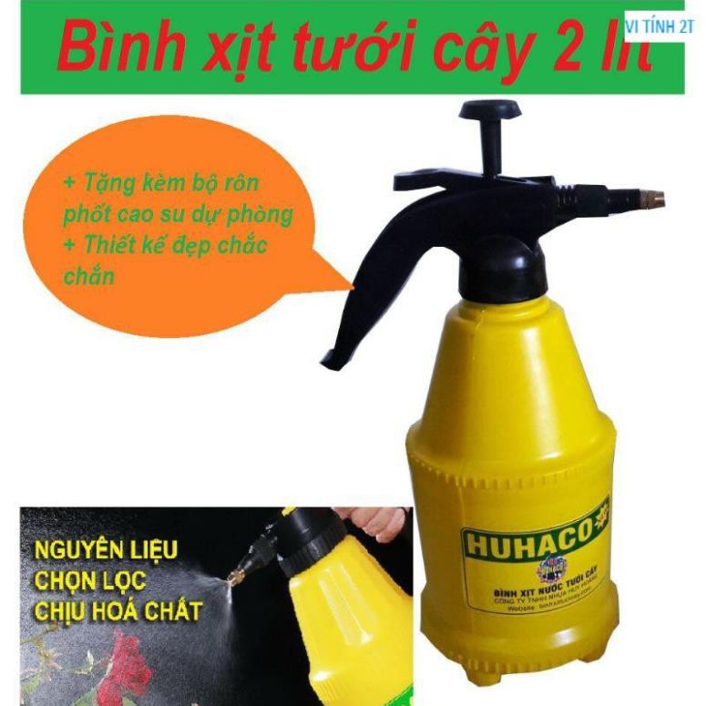 Bình xịt tưới cây HUHACO 2lit vàng