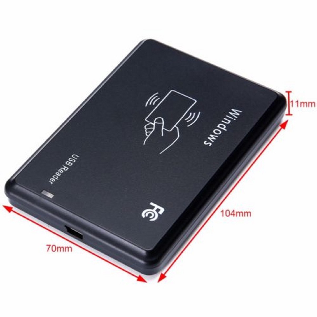 Ultra Đầu Đọc Thẻ Nhớ IC Thông Minh Siêu Mỏng 125kHz USB RFID