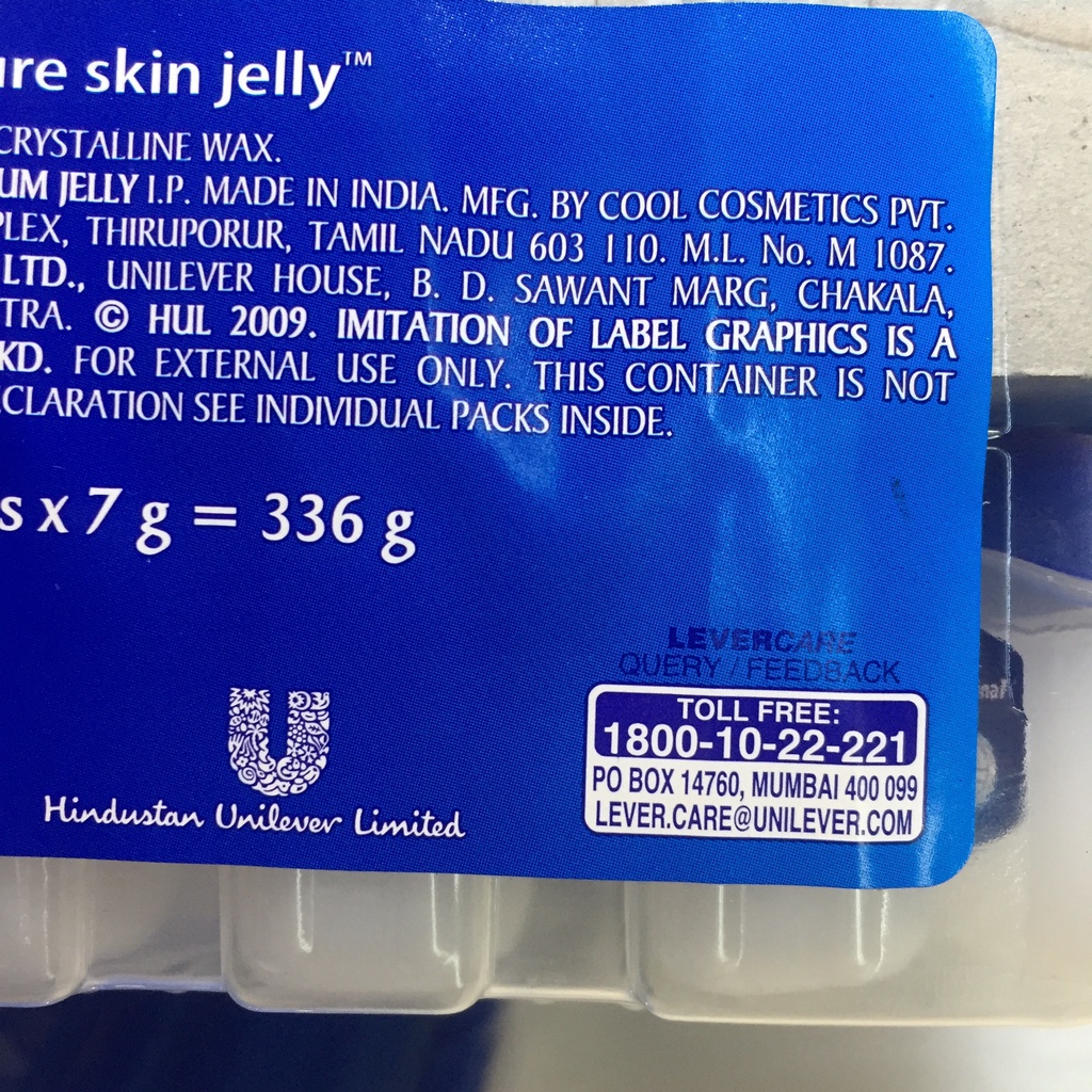 Son Dưỡng Môi Vaseline Original Pure Skin Jelly - 7g