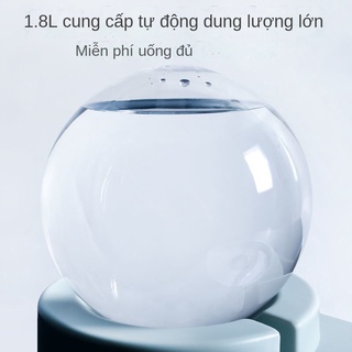 ♠Bát cho mèo Bát cho thú cưng Bát ăn cho chó đôi bát tự động uống thức ăn cho mèo bát nước chống lật úp bát đồ dùng cho