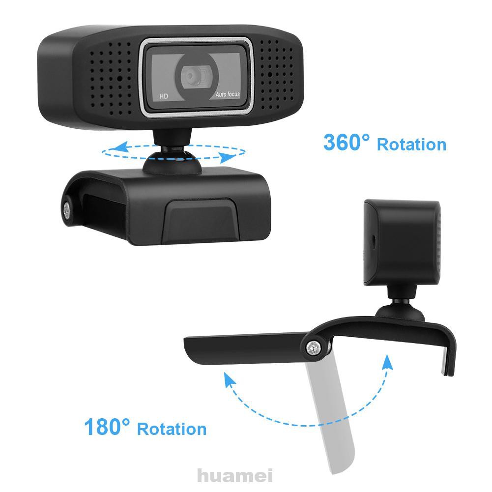 Webcam HD CMOS hỗ trợ quay video ghi hình họp hội nghị / livestream tích hợp micro thích hợp cho văn phòng