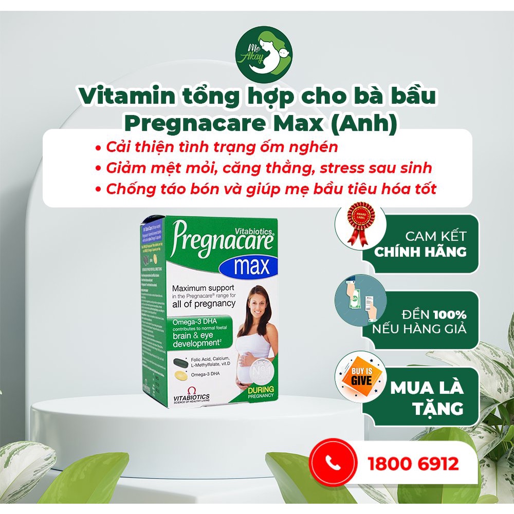 Pregnacare Max - Vitamin tổng hợp cho bà bầu