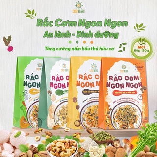 Rắc Cơm Ngon Ngon CINDY VEGAN, Gia vị rắc cơm cho bé, eat clean, ăn chay, thực dưỡng, tăng cường đề kháng - Hộp 120g