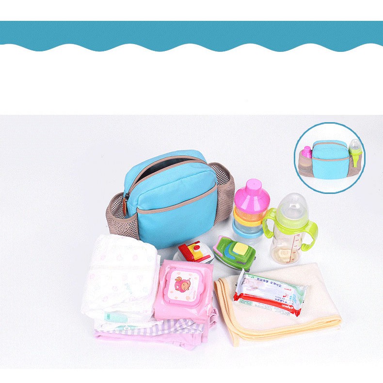Xả - Địu trẻ em MAMBOBABY 4 tư thế có bệ ngồi, chống gù - địu em bé cao cấp