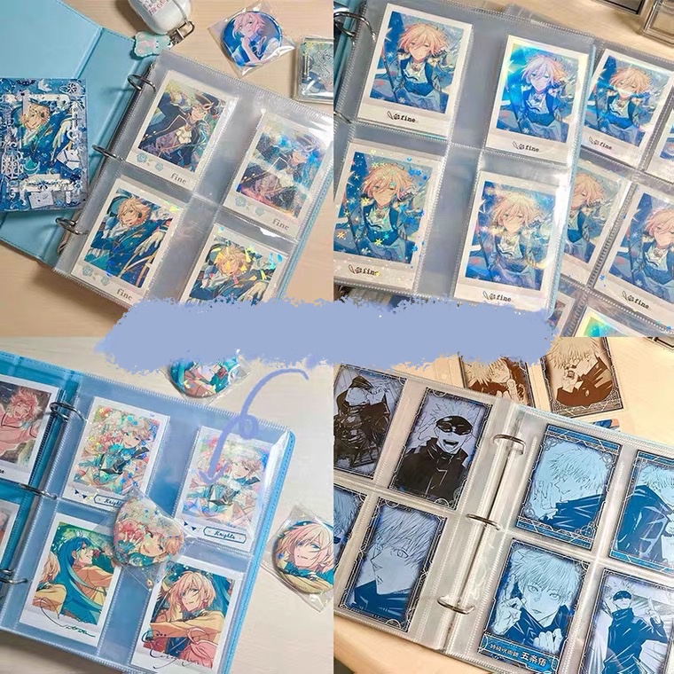 Sổ Binder A5 Còng D Collect Book Bìa Da PU Ánh Nhũ [SẴN]