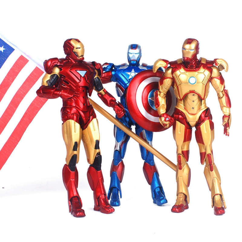 Mô Hình Nhân Vật Người Sắt MK6 Trong Marvel Có Thể Cử Động Được Độc Đáo