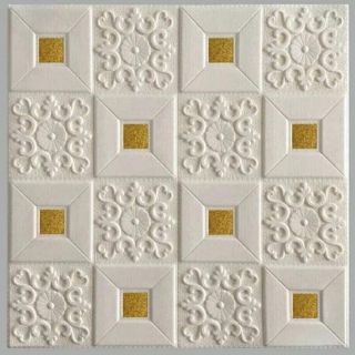 Xốp dán tường 3d giả da