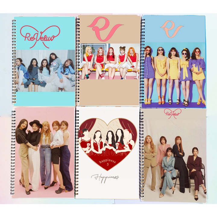 Sổ lò xo GOT7 ITZY MAMAMOO RED VELVET SLI48 sổ idol kpop 60 trang 17x25cm