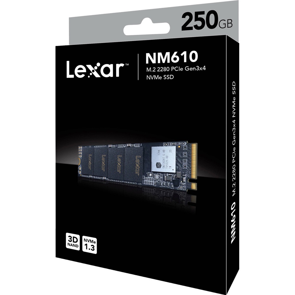 Ổ Cứng SSD LEXAR M2 2280 NVME NM610 250GB - Bảo hành chính hãng Mai hoàng 36 Tháng