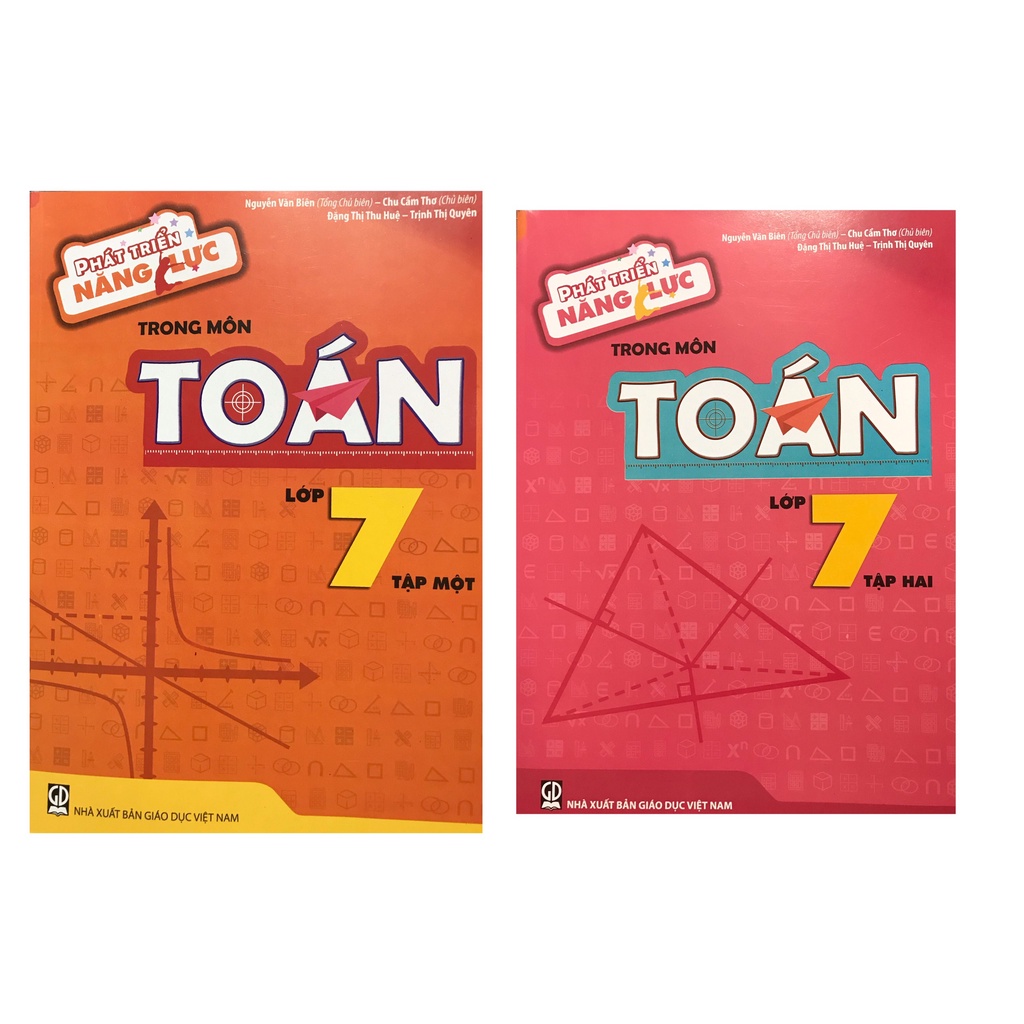Sách - Combo phát triển năng lực trong môn toán lớp 7 tập 1 + tập 2 ( trọn bộ 2 cuốn )