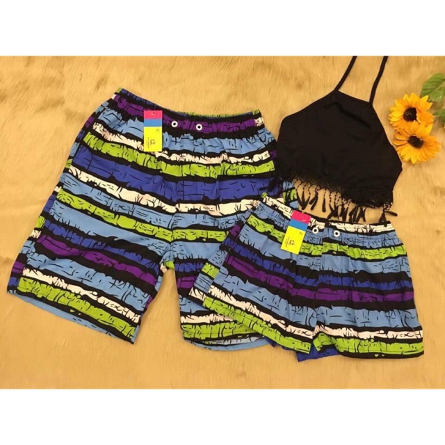 Quần bơi cặp đi biển áo yếm hot 2019