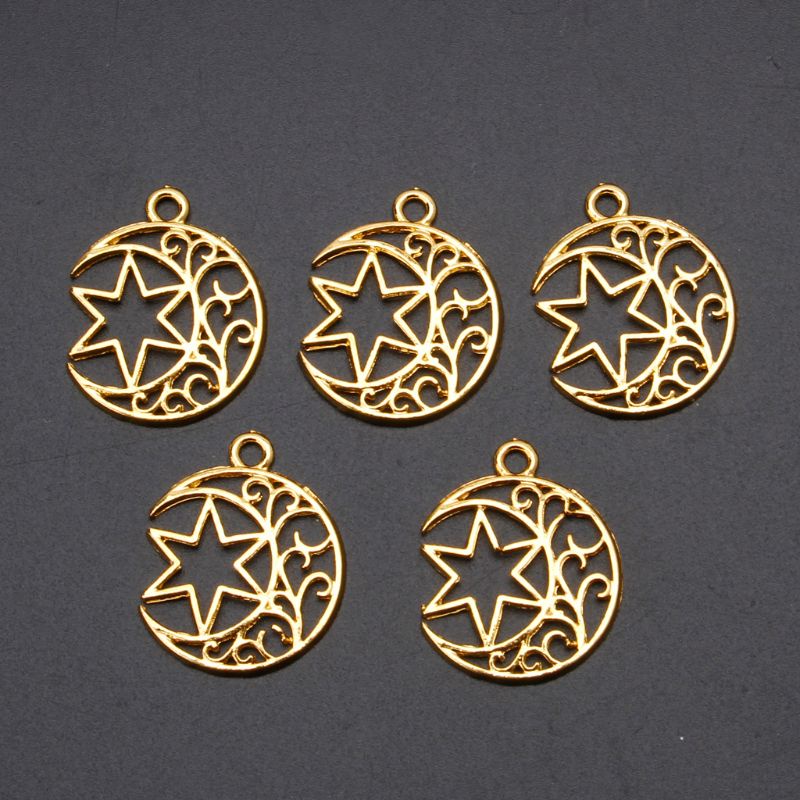 Khuôn Silicone Làm Khung Hình Ngôi Sao / Mặt Trăng Cho Bé