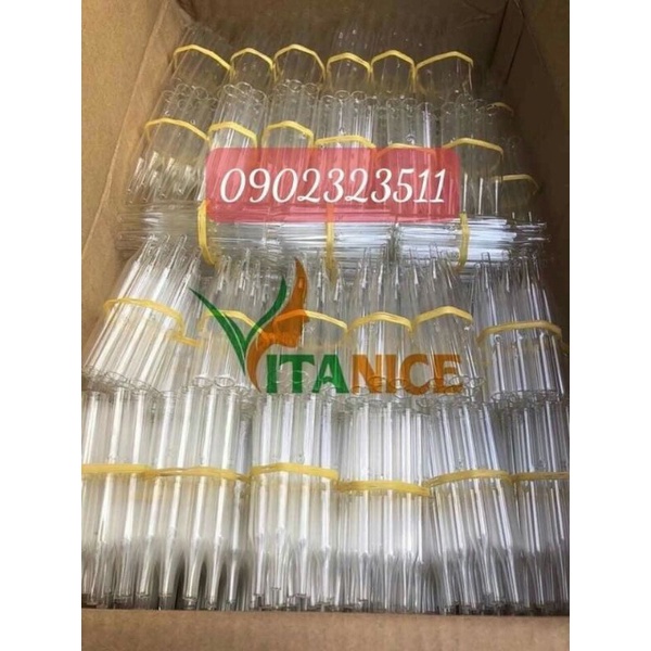 Combo 10 ống hút mụn thủy tinh