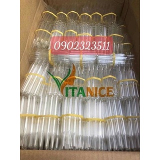 Combo 10 ống hút mụn thủy tinh