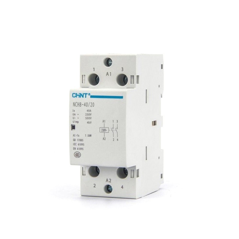 Khởi động từ 1 pha CHINT NCH8-20/20 NCH8-25/20 NCH8-40/20 NCH8-63/20 20A 25A 40A 63A 220V