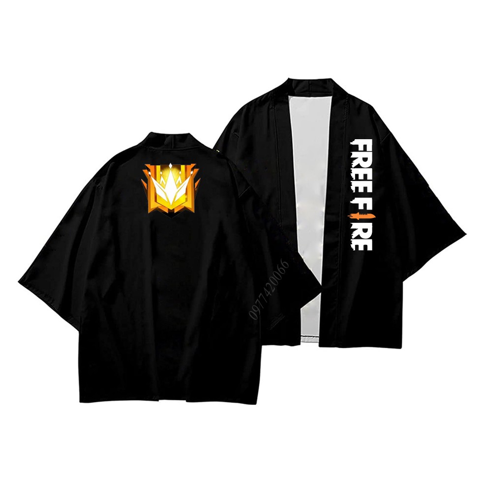 Áo khoác Freefire, áo kimono game free fire phong các Nhật Bản